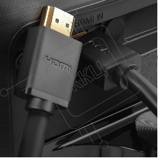 Greenconnect Кабель 5.0m HDMI версия 2.0, HDR 4:2:2, Ultra HD, 4K 60 fps 60Hz/5K*30Hz, 3D, AUDIO, 18.0 Гбит/с, 28/28 AWG, OD7.3мм, тройной экран, черный, GCR-HM411-5.0m Greenconnect Кабель 5.0m HDMI версия 2.0, HDR 4:2:2, Ultra HD, 4K 60 fps 60Hz/5K*30Hz,