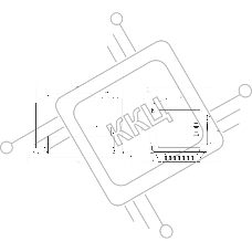 Встраиваемая микроволновая печь Korting KMI 827 GW