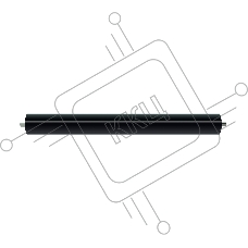 Вал резиновый NVP для Pantum P3300, P3010, P2600, P2500, P2207, P2200, MS6600, MS6550, MS6000, M7300, M7200, M7100, M6860, M6800, M6760, M6700, M6600, M6550, M6500, M6200, M15, M118, L2350, L2300, BP5100, BM5100 (301022227001) (совместимый)