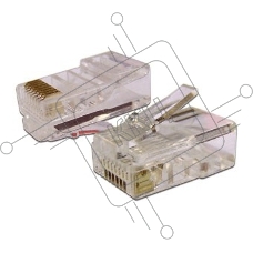 Коннектор медный Lanmaster TWT-PL45-8P8C UTP RJ45 кат.5e (упак.:100шт)