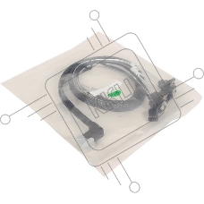 Кабель ACD-RA8643-RASATASB-08M, Internal SFF8643(угловой) -to- 4*SATA(угловой)+SB ( HDmSAS RightAngle -to- 4*SATA RightAngle +SideBand ) 75cm (аналог 2279900-R) (6705171)
