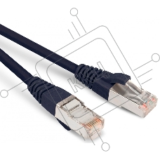 Патч-корд Hyperline F/UTP, экранированный, Cat.5е, LSZH, 5 м, черный PC-LPM-STP-RJ45-RJ45-C5e-5M-LSZH-BK