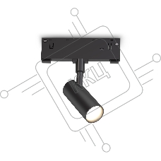 Трековый светильник GL2301 BK черный IP20 6W 3CCT 3000/4200/6400K 48V D35*80
