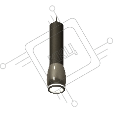 Светильник Ambrella Light XP1123002 DCH/SBK/FR черный хром/черный песок/белый матовый MR16 GU5.3