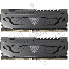 Оперативная память Patriot Viper Steel, DDR4, 16GB (2x8 GB), 3600 MHz, CL17, радиатор, чёрный