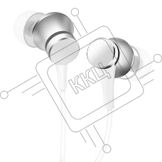 Наушники Xiaomi Mi In-Ear Headfones Basic Silver