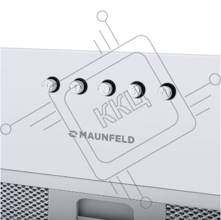 Вытяжка встраиваемая Maunfeld Crosby Power 60 белый управление: кнопочное (1 мотор)