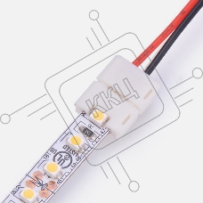 Коннектор питания для одноцветных светодиодных лент шириной 8 мм 120 диодов/метр LAMPER