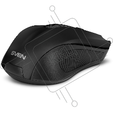 Мышь беспроводная SVEN RX-350W черный, 1400 dpi, радиоканал, USB, кнопки - 6
