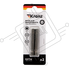 Бита шестигранная для шуруповерта KRANZ HEX6х50 мм (2 шт./уп.)