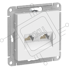Механизм розетки компьютерной 2-м AtlasDesign RJ45 кат.5E беж.
