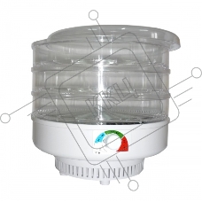 Сушилка для овощей Великие реки Ветерок-3, 3 поддона, в гофротаре, прозрачный