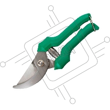 Секатор FIT 77087  20,5см плоскостной проволочная пружина лезвия нерж.сталь