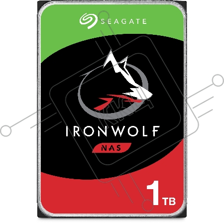 Жесткий диск Seagate Original SATA-III 1Tb ST1000VN002 NAS Ironwolf (5900rpm) 64Mb 3.5
