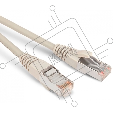 Патч-корд Hyperline F/UTP, экранированный, Cat.5e, LSZH, 10 м, серый PC-LPM-STP-RJ45-RJ45-C5e-10M-LSZH-GY