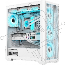 Компьютерный корпус Formula Air Power G5 Plus белый без БП ATX 4x120mm 2xUSB2.0 1xUSB3.1 audio bott PSU