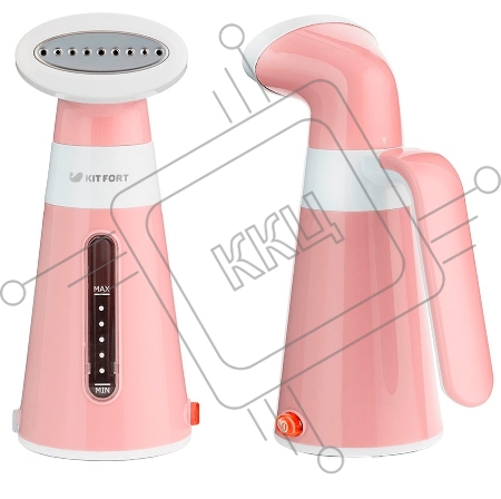 Отпариватель ручной Kitfort КТ-928-2 1000Вт персиковый/белый