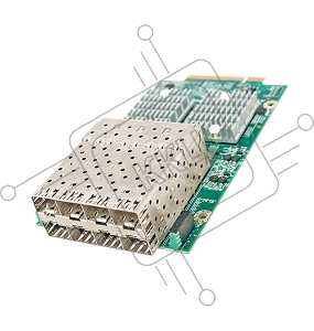 NIP-52083 (A7871110)   Caswell Сетевой адаптер PCIe Gen2.0 x8, 8x GbE SFP Ethernet Ports, Intel i350-AM4 LAN Controller