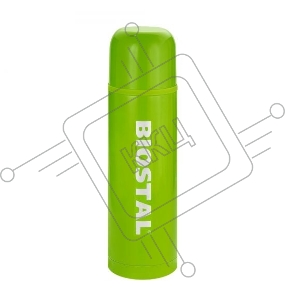 Термос BIOSTAL NB-500 C-G зеленый, 0.5 л, у/г с кнопкой