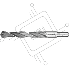 Сверло по металлу Зубр Профессионал 29621-18 d=18мм хв. 13мм  P6M5
