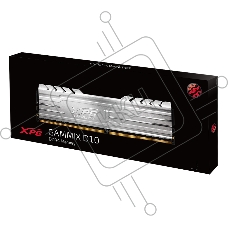Оперативная память XPG Gammix D10, DDR4, 16GB (1x16GB), 3200MHz, CL16, с радиатором, черный