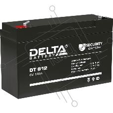 Аккумуляторная батарея Delta series DT, DT 612, voltage 6V, capacity 12Ah (discharge 20 hours)