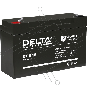 Аккумуляторная батарея DELTA series DT, DT 612, voltage 6V, capacity 12Ah (discharge 20 hours)