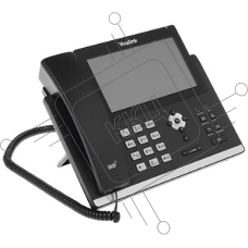 Телефон IP Yealink SIP-T74W черный