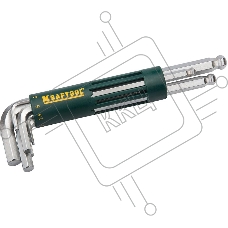 Набор KRAFTOOL EXPERT 27431-2_z01  длинные с шариком.держатель-рукоятка.HEX 2-10мм.8 пред