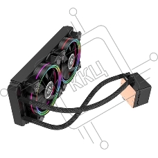 Жидкостная система охлаждения Alseye H240 черный, 120 мм, алюминий/медь, 2000 об/мин, 35.2 дБ, 4 pin, 180 Вт