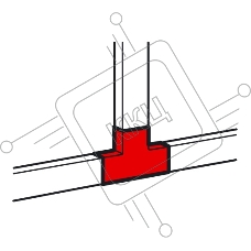Тройник 15x10 мм METRA Тройник 15x10 мм METRA