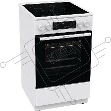 Плита электрическая Gorenje GECS5C70WA белый, конфорок 4 электрических, духовка 70 л, 50 см x 85 см x 59.4 см