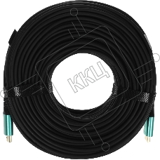 Кабель аудио-видео Cactus CS-HDMI-AOC-2.1-70 HDMI (m)/HDMI (m) 70м. позолоч.конт. черный