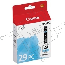 Картридж струйный Canon PGI-29PC (4876B001) фото голубой (36 мл) для Canon Pixma Pro 1