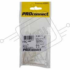Дюбель-хомут PROconnect 11-18, белый, 10 шт.