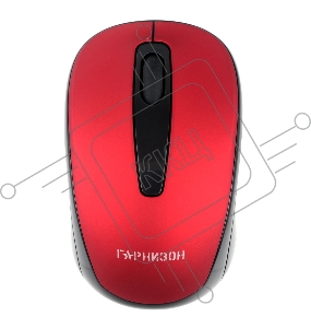 Мышь беспроводная Гарнизон GMW-450-4, красный, 1000 DPI, 2 кн.+ колесо-кнопка