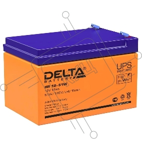 Батарея Delta HR 12-51W (12V, 12Ah)