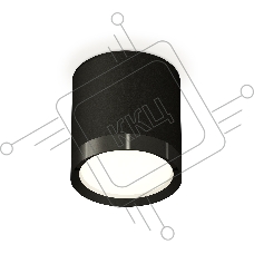 Светильник Ambrella Light XS8142002 SBK/PBK черный песок/черный полированный GX53 (C8142, N8113)