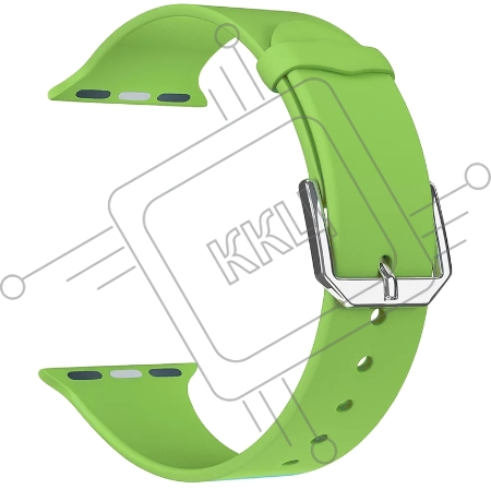 Lyambda Alcor Силиконовый ремешок для Apple Watch 42/44 mm DS-APS08C-44-GN Green