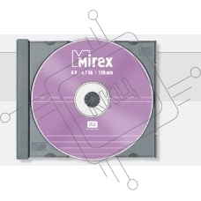 Диск DVD+RW Mirex 4.7 Gb, 4x, Slim Case (1), (1/50)