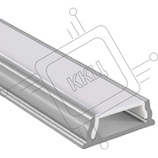Профиль PAL 1105 гибкий (дл.2м) анодированный JazzWay 5009523