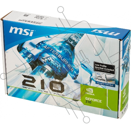 Видеокарта MSI N210-1GD3/LP NVIDIA GeForce 210 1024Mb 64 DDR3 460/800 DVIx1/CRTx1 Ret