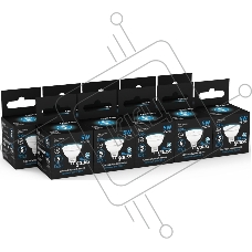 Лампа cветодиодная LED Gauss MR16 12V 5W 530lm 6500K GU5.3 1/10/100 201505305