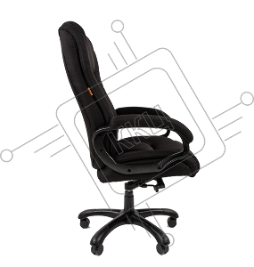 Кресло Chairman 410 Россия ткань SX черная (черный пластик)