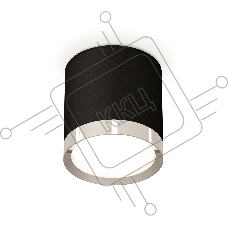 Светильник Ambrella Light XS8142003 SBK/PSL черный песок/серебро полированное GX53 (C8142, N8118)