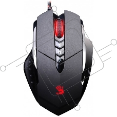 Мышь проводная A4Tech Bloody V7 черный, 3200 dpi, USB Type-A, кнопки - 8
