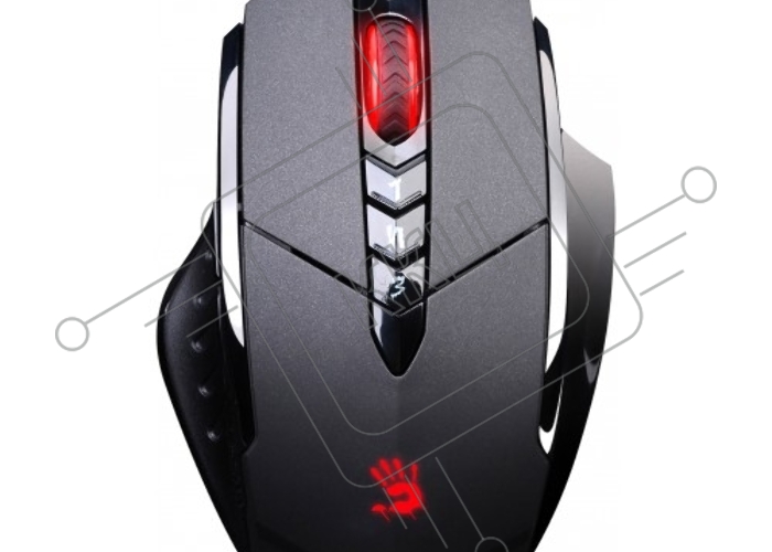 Мышь проводная A4Tech Bloody V7 черный, 3200 dpi, USB Type-A, кнопки - 8