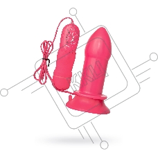 Анальная втулка TOYFA POPO Pleasure, TPR, розовая, 11,9 см