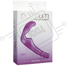 Безременной страпон, стимулятор точки G без вибрации Platinum Premium Silicone - The Gal Pal - Purple